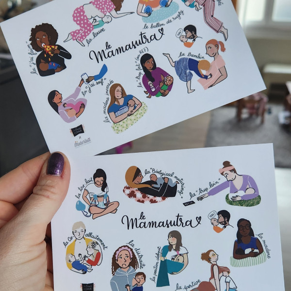 Le Mamasutra - Cartes postales avec enveloppe
