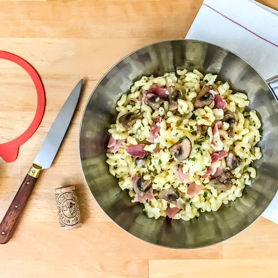 Coquillotto jambon & champignons